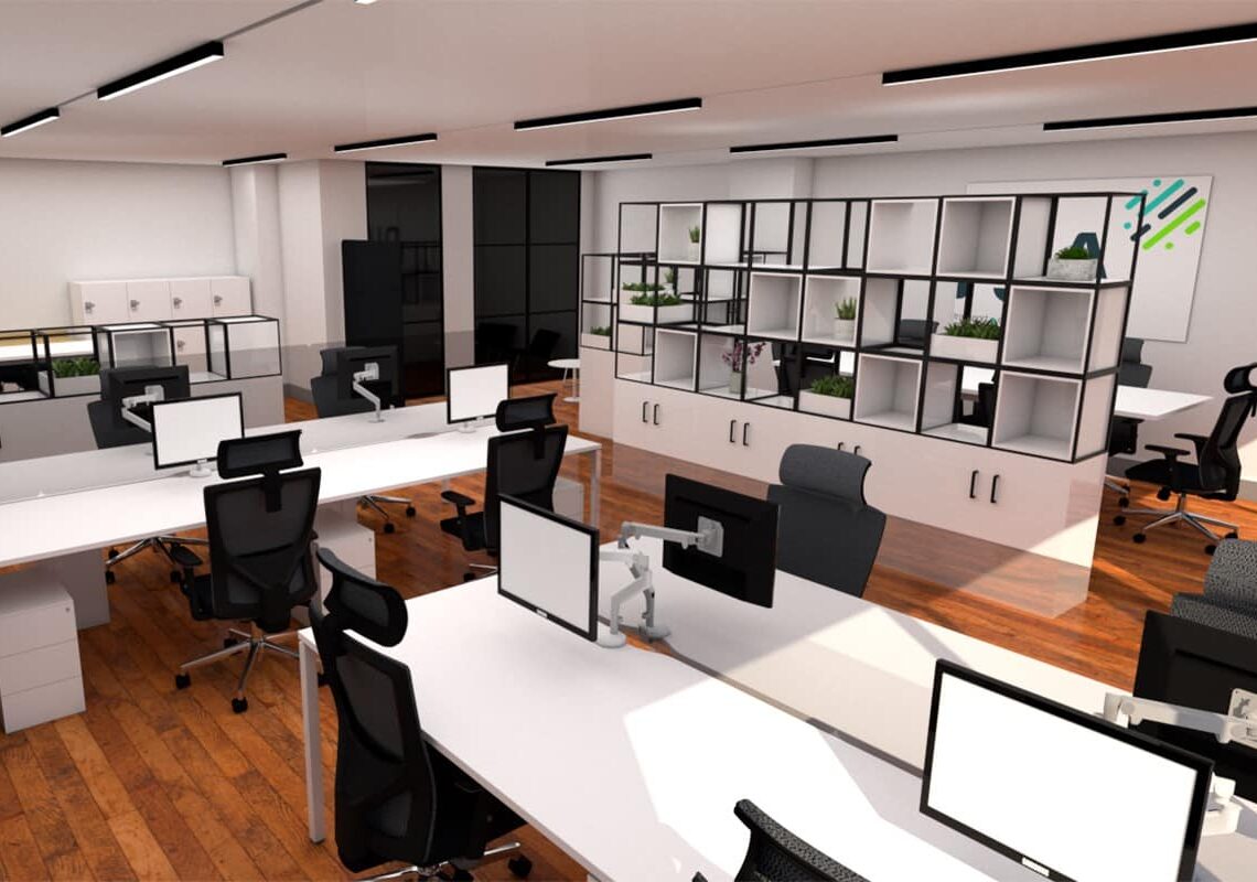 Office Design Using Minimalist Space